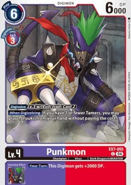Punkmon (EX7-055) (V.1) - Digimon Liberator (Common) [EX-07-055]