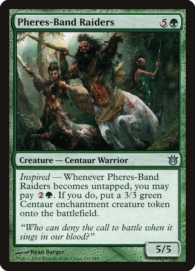 Image for Pheres-Band Raiders (Born of the Gods) (133) - Magic: The Gathering