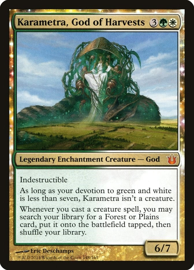 Image for Karametra, God of Harvests (Born of the Gods) (148) - Magic: The Gathering