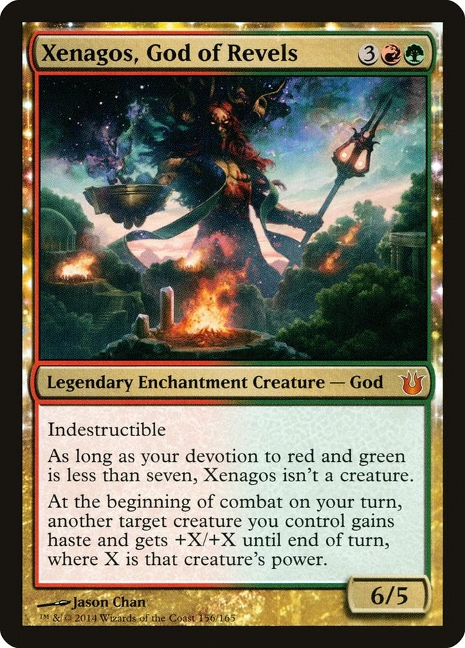 Image for Xenagos, God of Revels (Born of the Gods) (156) - Magic: The Gathering