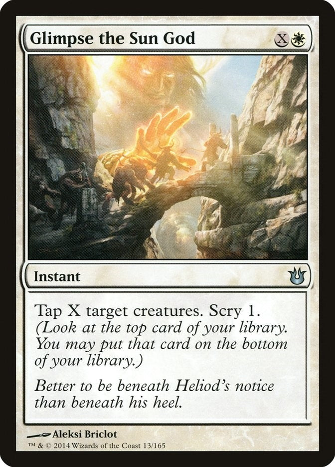 Image for Glimpse the Sun God (Born of the Gods) (13) - Magic: The Gathering