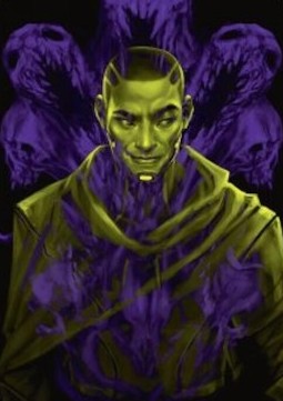 Art Series: Kaito, Bane of Nightmares (V.1) - Duskmourn: House of Horror: Extras (Tip Card) [XDSK-A42]