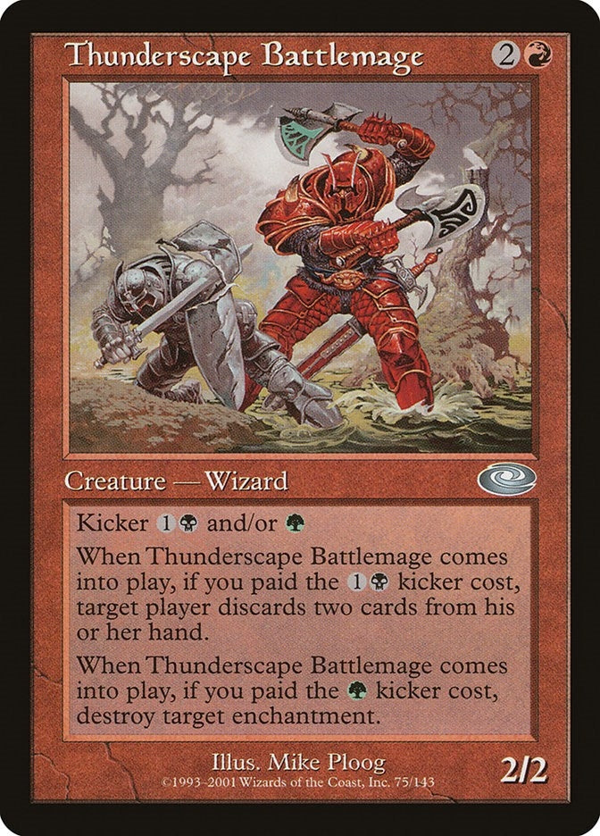 Image for Thunderscape Battlemage (Planeshift) (75) - Magic: The Gathering