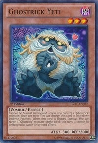 Image for Ghostrick Yeti (Legacy of the Valiant) (LVAL-EN082) - YuGiOh