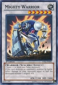 Image for Mighty Warrior (Legacy of the Valiant) (LVAL-EN096) - YuGiOh