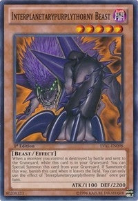 Image for Interplanetarypurplythorny Beast (Legacy of the Valiant) (LVAL-EN098) - YuGiOh