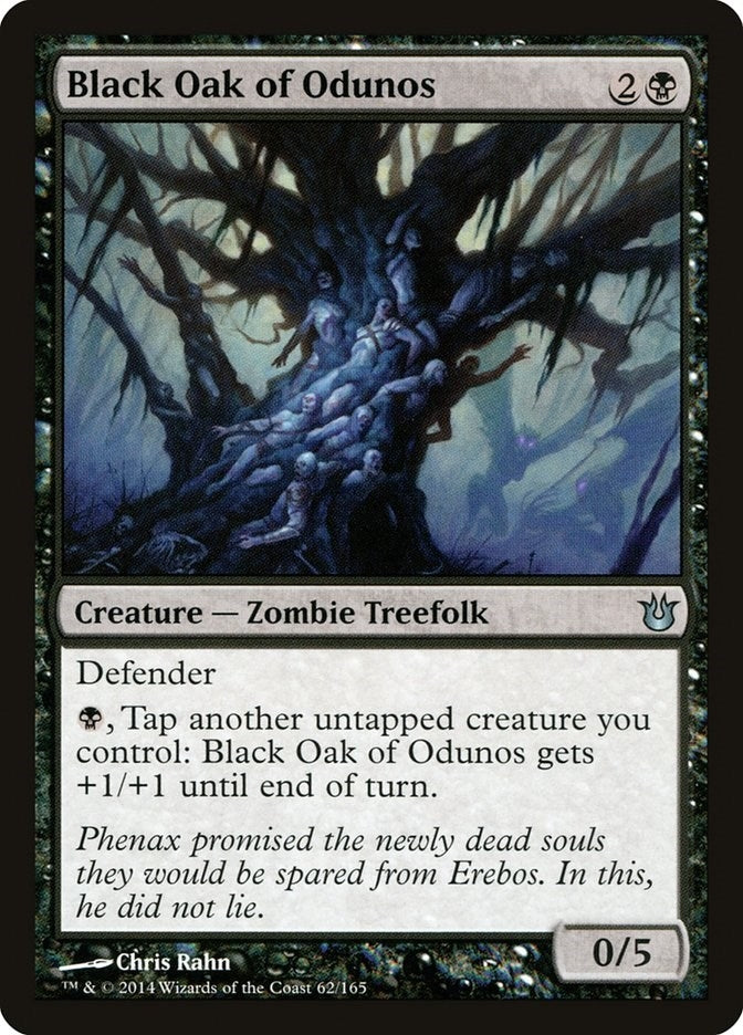 Image for Black Oak of Odunos (Born of the Gods) (62) - Magic: The Gathering