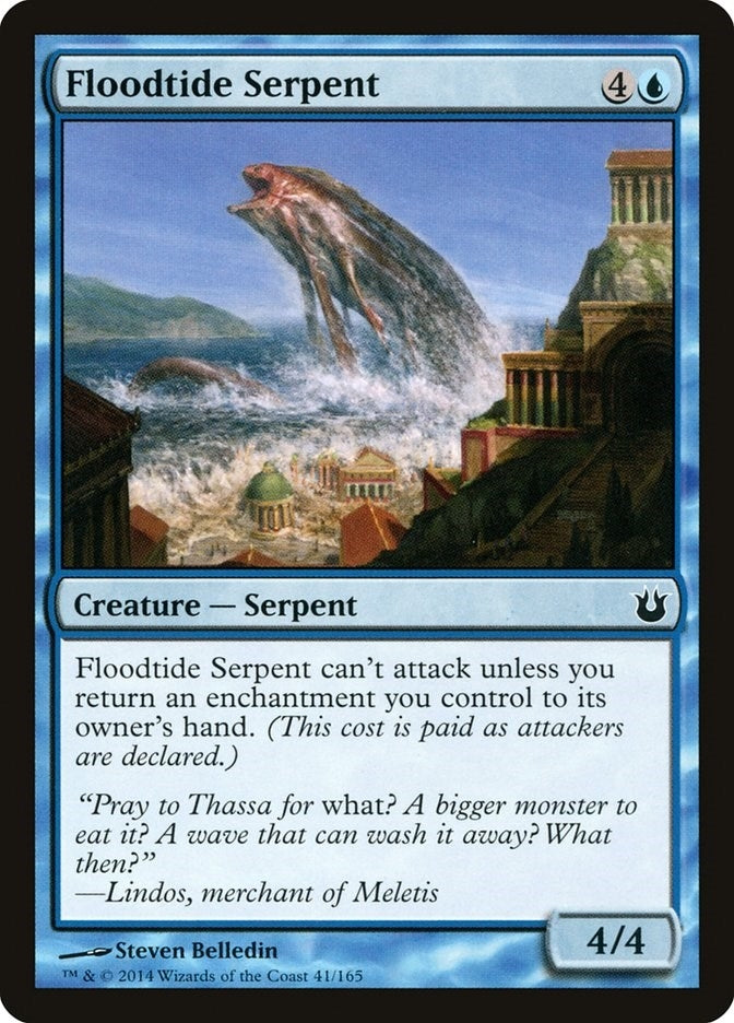 Image for Floodtide Serpent (Born of the Gods) (41) - Magic: The Gathering