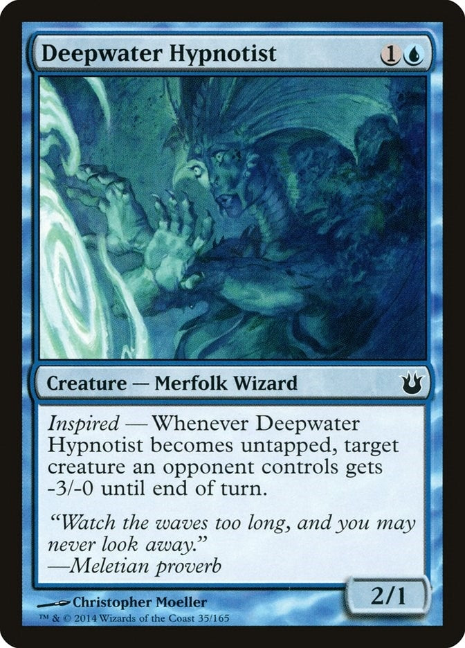 Image for Deepwater Hypnotist (Born of the Gods) (35) - Magic: The Gathering