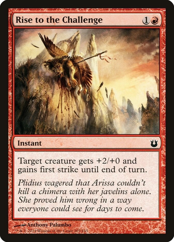 Image for Rise to the Challenge (Born of the Gods) (107) - Magic: The Gathering