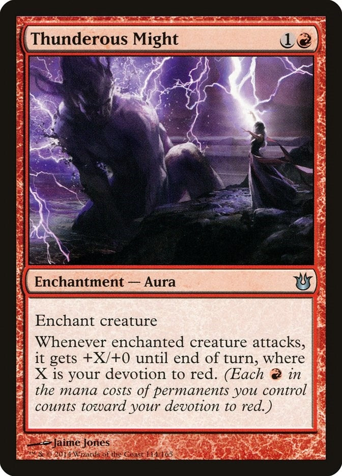 Image for Thunderous Might (Born of the Gods) (114) - Magic: The Gathering