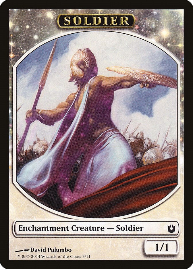 Image for Soldier Token (Born of the Gods) (3) - Magic: The Gathering