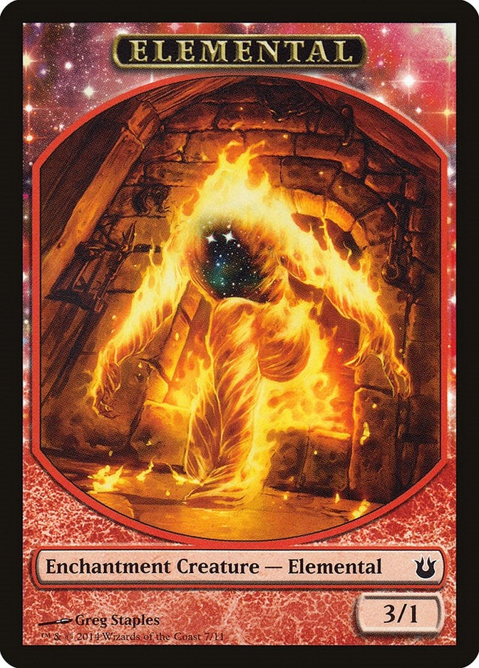 Image for Elemental Token (Born of the Gods) (7) - Magic: The Gathering