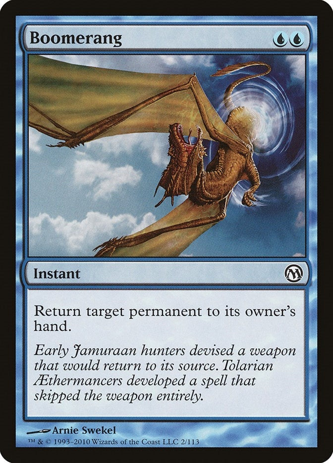 Image for Boomerang (Duels of the Planeswalkers) (2) - Magic: The Gathering