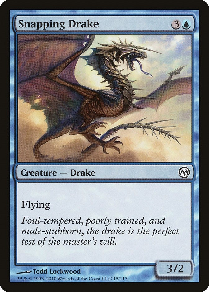 Image for Snapping Drake (Duels of the Planeswalkers) (15) - Magic: The Gathering