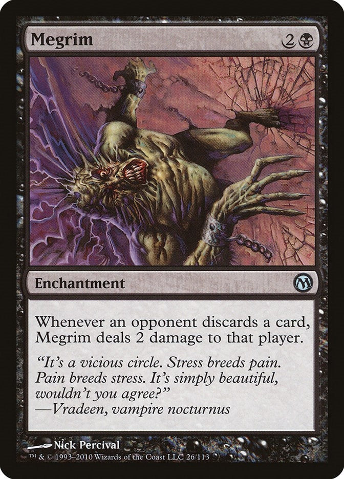 Image for Megrim (Duels of the Planeswalkers) (26) - Magic: The Gathering