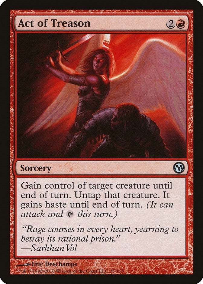 Image for Act of Treason (Duels of the Planeswalkers) (37) - Magic: The Gathering