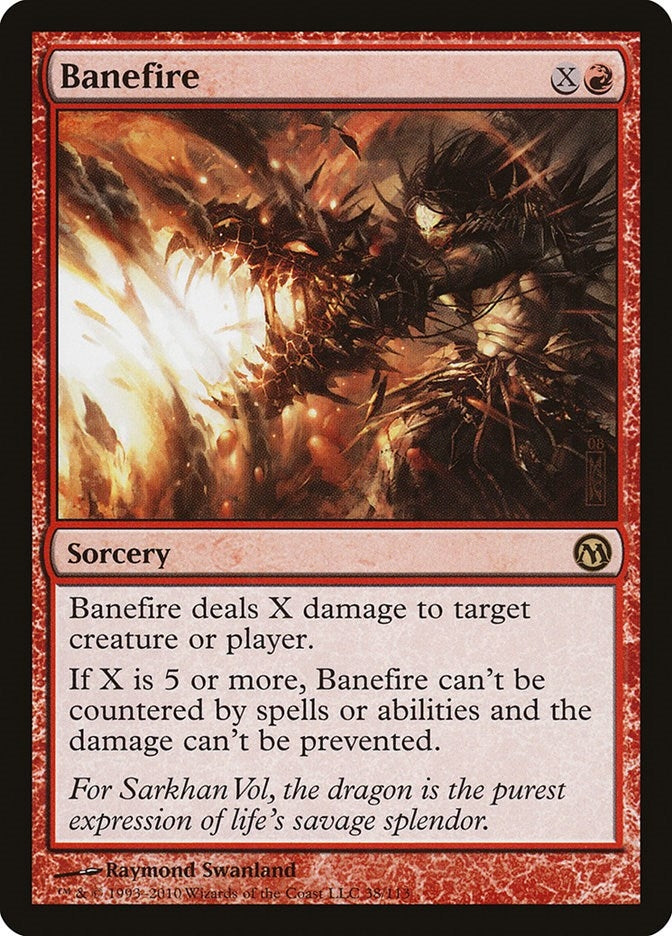 Image for Banefire (Duels of the Planeswalkers) (38) - Magic: The Gathering