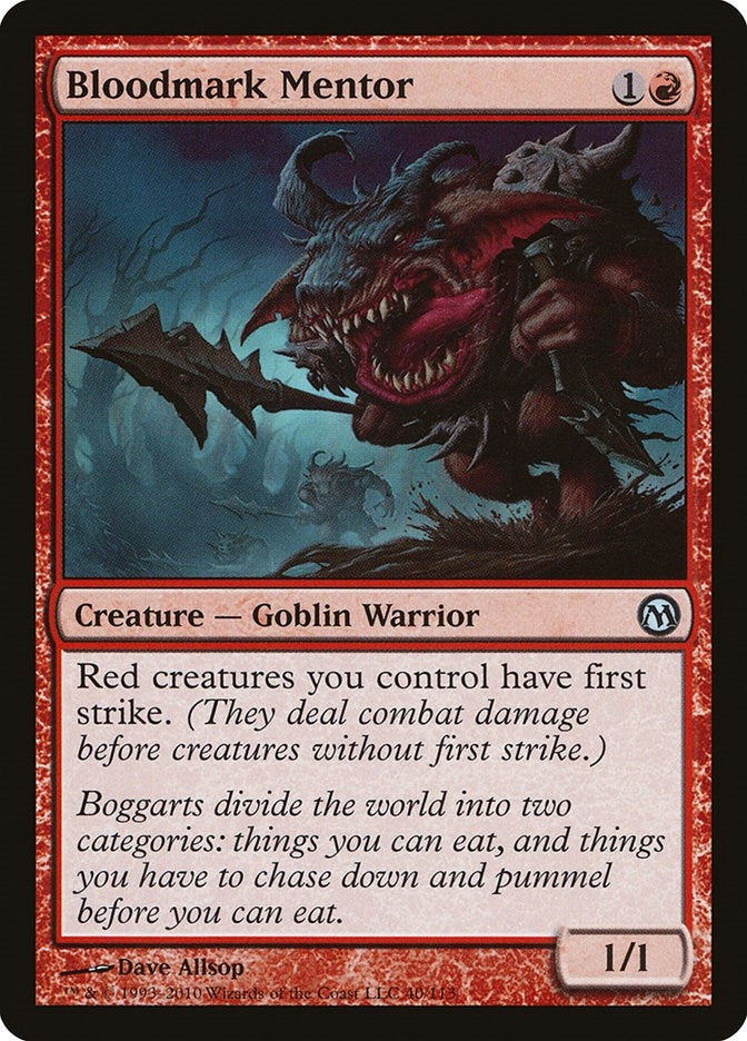 Image for Bloodmark Mentor (Duels of the Planeswalkers) (40) - Magic: The Gathering