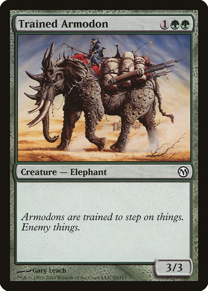 Image for Trained Armodon (Duels of the Planeswalkers) (85) - Magic: The Gathering