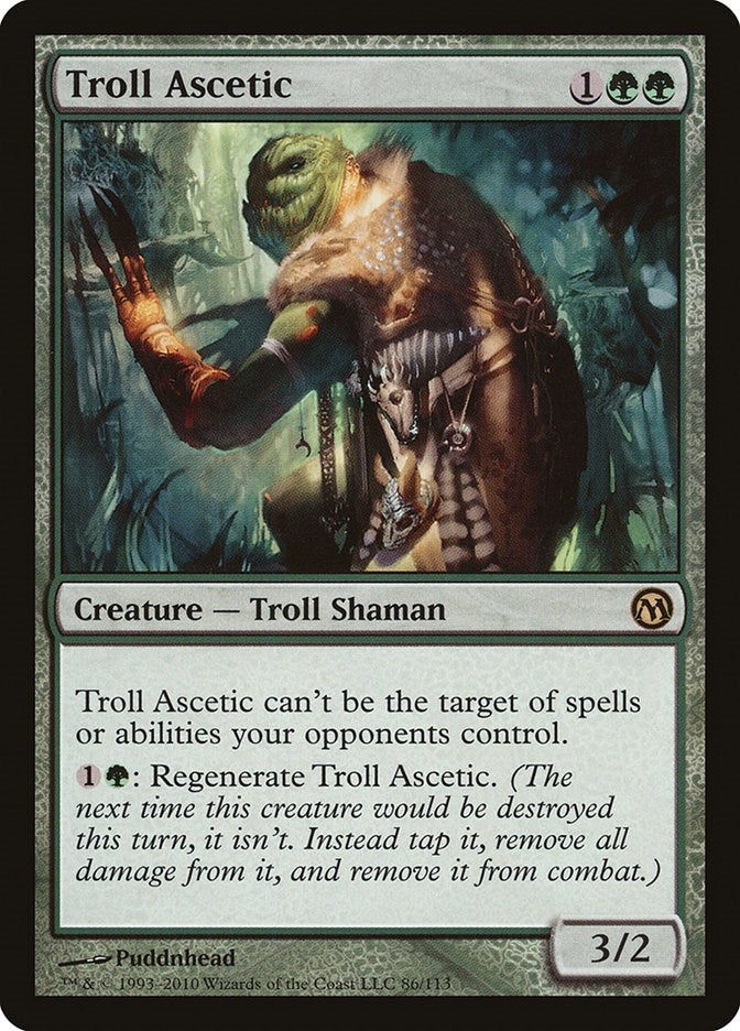 Image for Troll Ascetic (Duels of the Planeswalkers) (86) - Magic: The Gathering