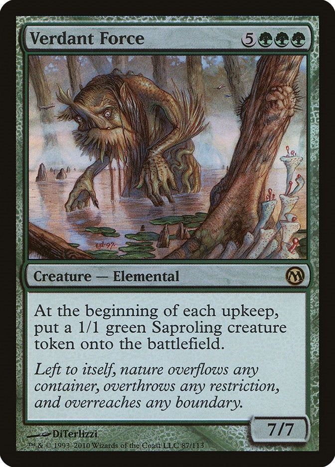 Image for Verdant Force (Duels of the Planeswalkers) (87) - Magic: The Gathering