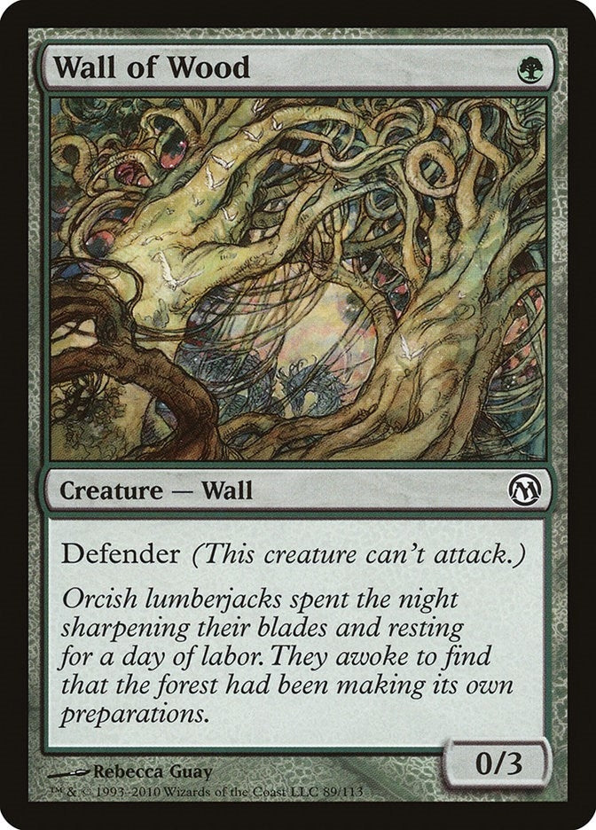 Image for Wall of Wood (Duels of the Planeswalkers) (89) - Magic: The Gathering