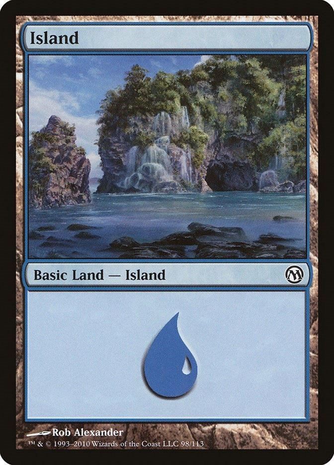 Image for Island (98) (Duels of the Planeswalkers) (98) - Magic: The Gathering