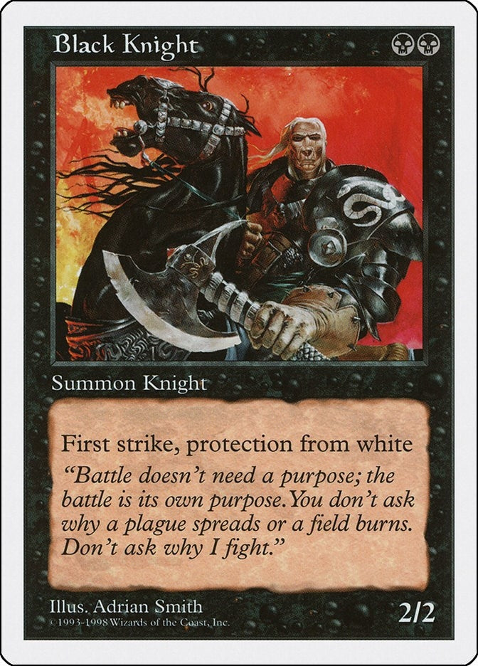 Image for Black Knight (Anthologies) (7) - Magic: The Gathering