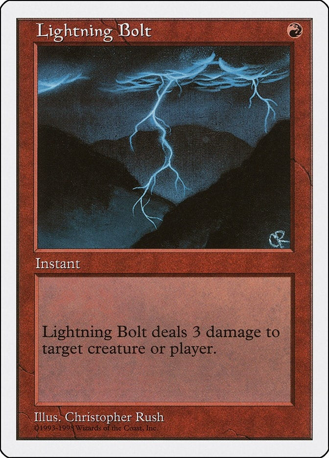Image for Lightning Bolt (Anthologies) (34) - Magic: The Gathering