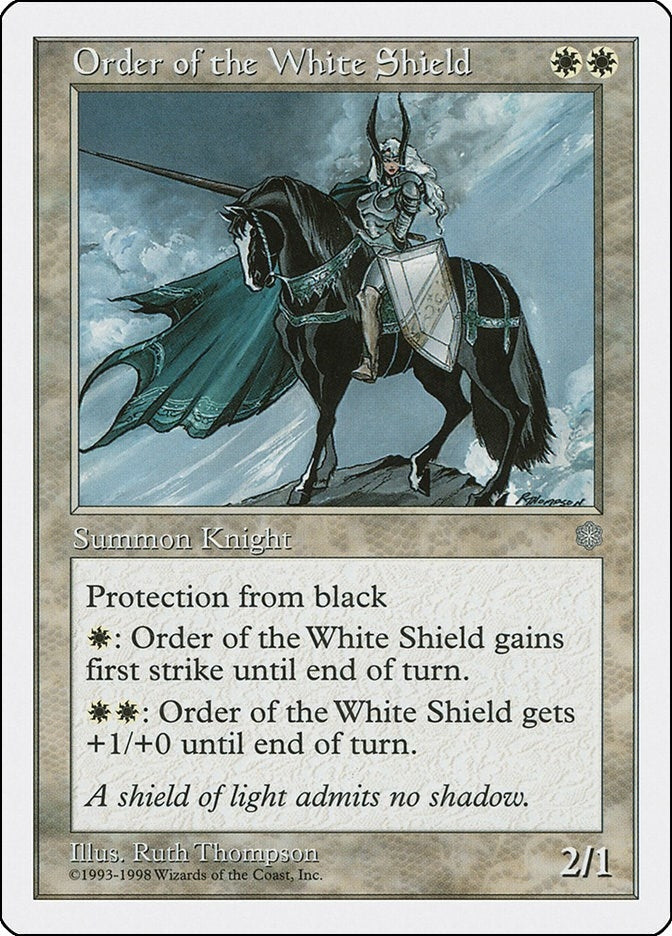 Image for Order of the White Shield (Anthologies) (55) - Magic: The Gathering