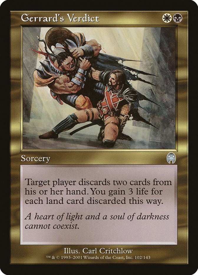 Image for Gerrard's Verdict (Apocalypse) (102) - Magic: The Gathering