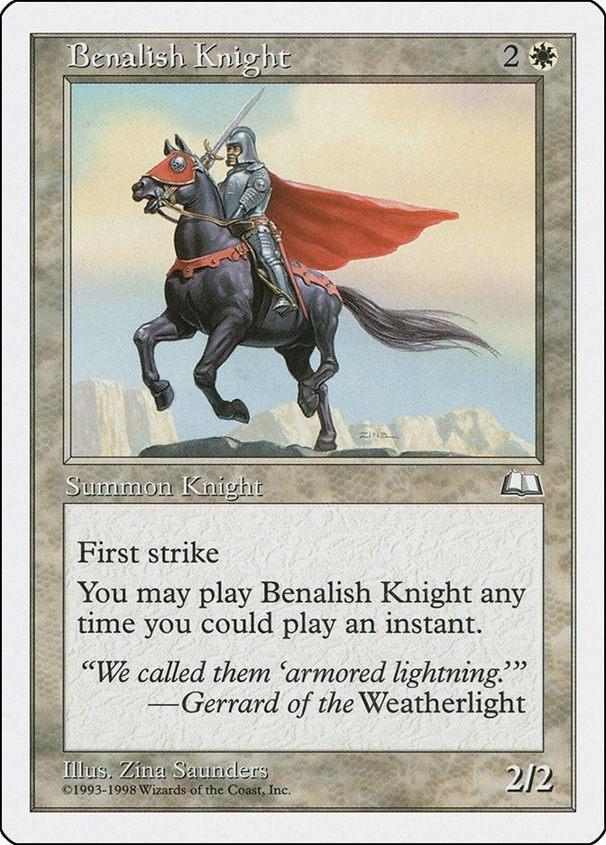 Image for Benalish Knight (Anthologies) (73) - Magic: The Gathering
