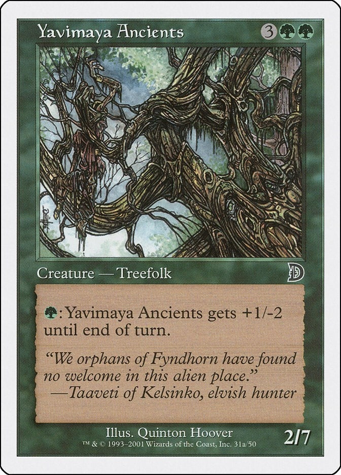 Image for Yavimaya Ancients (31a) (Deckmasters Garfield vs Finkel) (31a) - Magic: The Gathering
