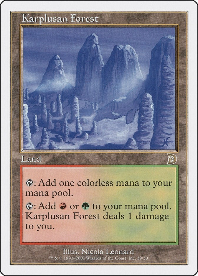 Image for Karplusan Forest (Deckmasters Garfield vs Finkel) (39) - Magic: The Gathering
