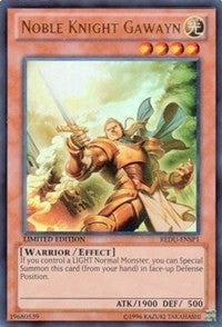 Image for Noble Knight Gawayn (REDU-ENSP1) (Return of the Duelist) (REDU-ENSP1) - YuGiOh