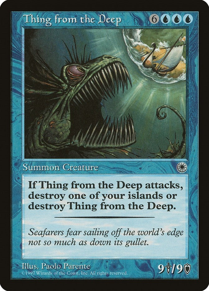 Image for Thing from the Deep (Portal) - Magic: The Gathering