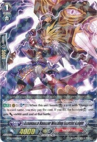 Image for Resonance Hammer Wielding Exorcist Knight (BT12: Binding Force of the Black Rings) (BT12/028EN) - Cardfight Vanguard