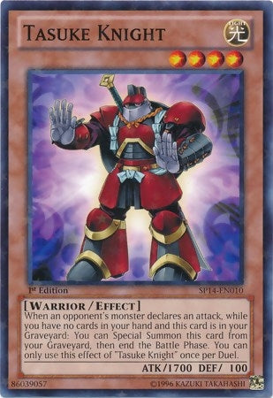 Image for Tasuke Knight (Starfoil) (Star Pack 2014) (SP14-EN010) - YuGiOh