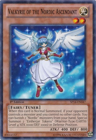 Image for Valkyrie of the Nordic Ascendant (Starfoil) (Star Pack 2014) (SP14-EN047) - YuGiOh