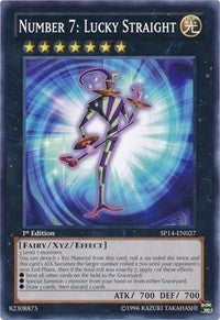 Image for Number 7: Lucky Straight (Star Pack 2014) (SP14-EN027) - YuGiOh