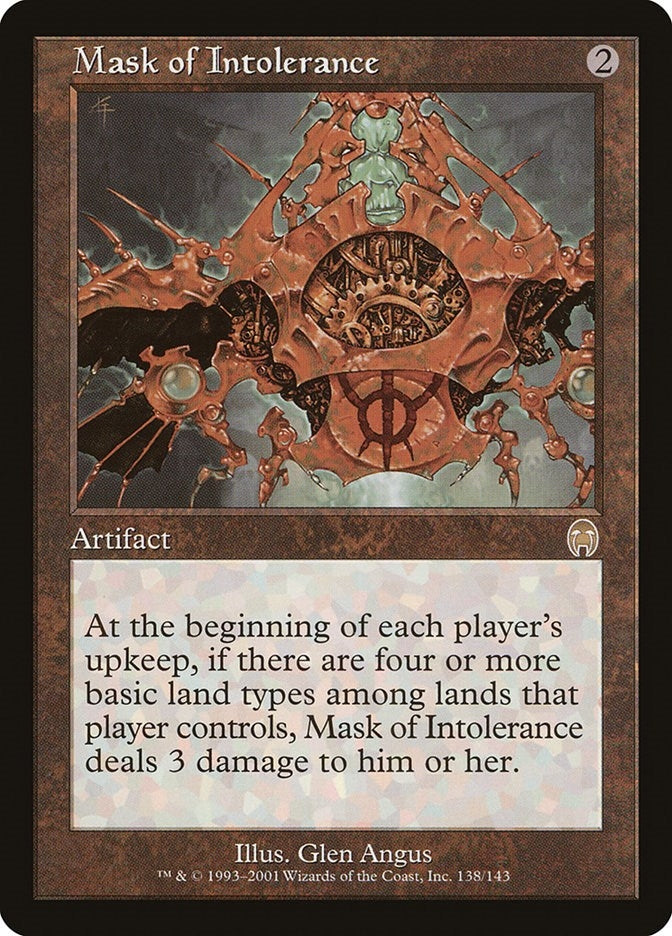 Image for Mask of Intolerance (Apocalypse) (138) - Magic: The Gathering