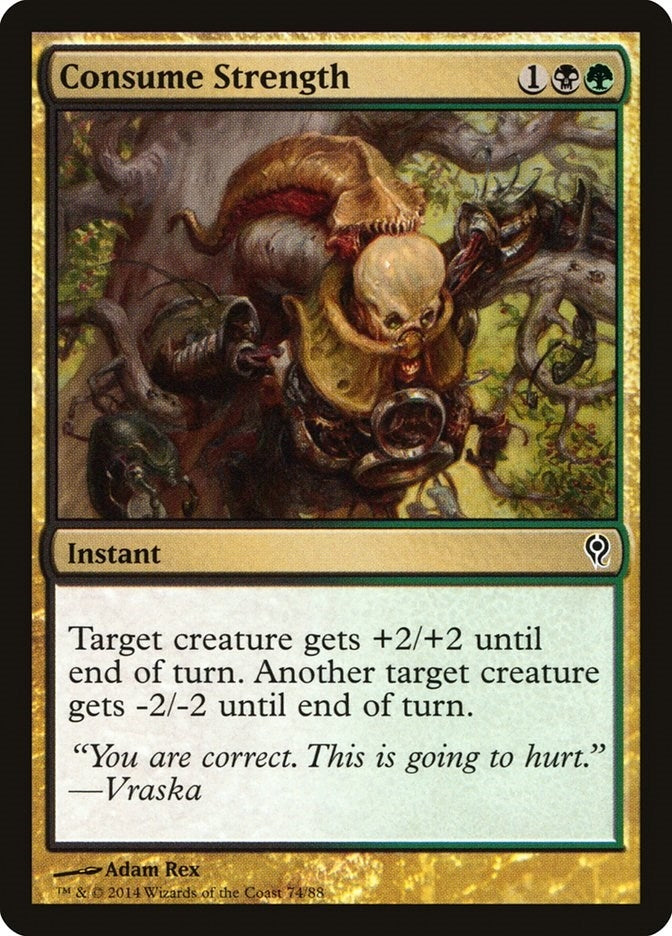 Image for Consume Strength (Duel Decks: Jace vs. Vraska) (74) - Magic: The Gathering