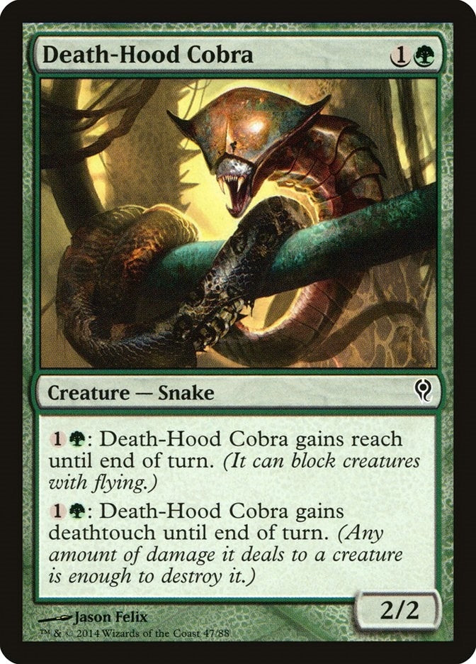 Image for Death-Hood Cobra (Duel Decks: Jace vs. Vraska) (47) - Magic: The Gathering