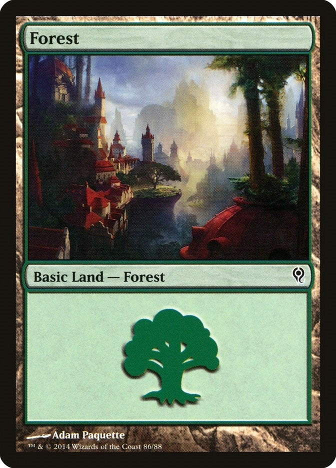 Image for Forest (86) (Duel Decks: Jace vs. Vraska) (86) - Magic: The Gathering