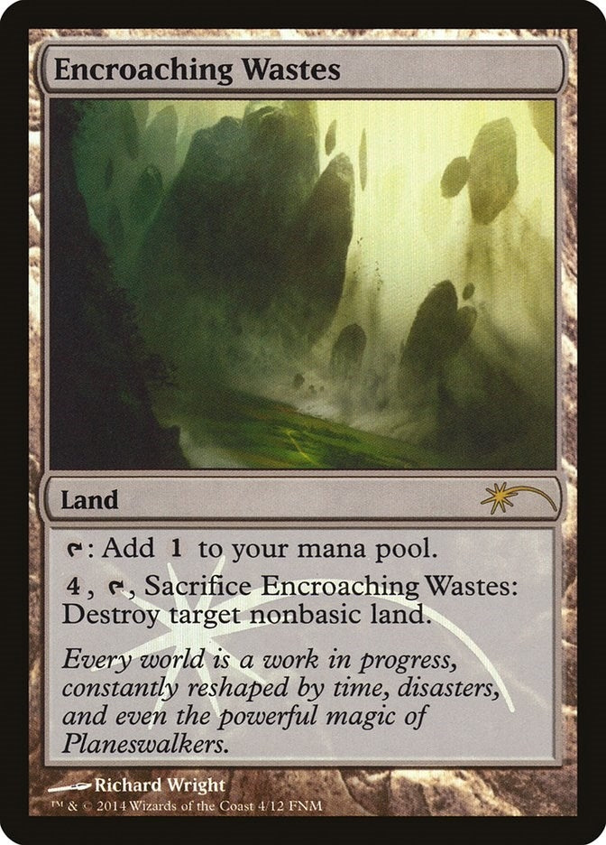 Image for Encroaching Wastes (FNM Promos) (4) - Magic: The Gathering