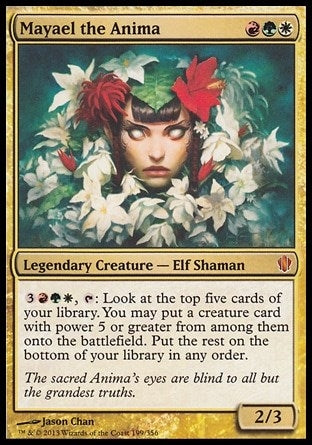 Image for Mayael the Anima (Commander 2013) (Oversize Cards) (199) - Magic: The Gathering
