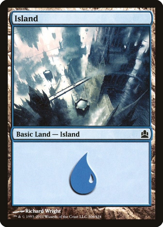 Image for Island (306) (Commander) (306) - Magic: The Gathering