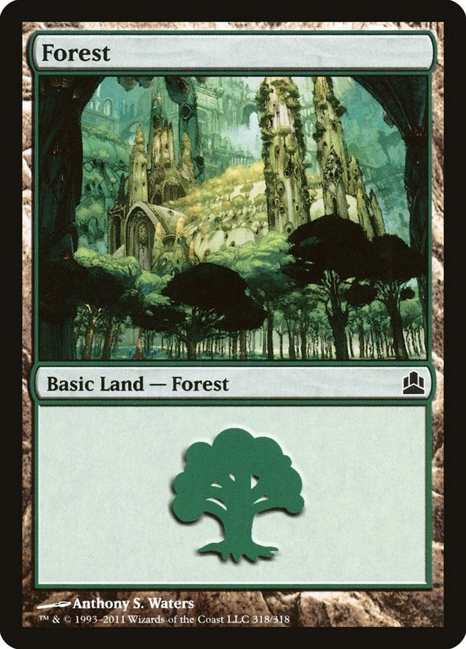 Image for Forest (318) (Commander) (318) - Magic: The Gathering