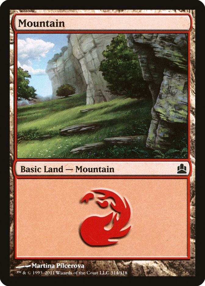 Image for Mountain (314) (Commander) (314) - Magic: The Gathering
